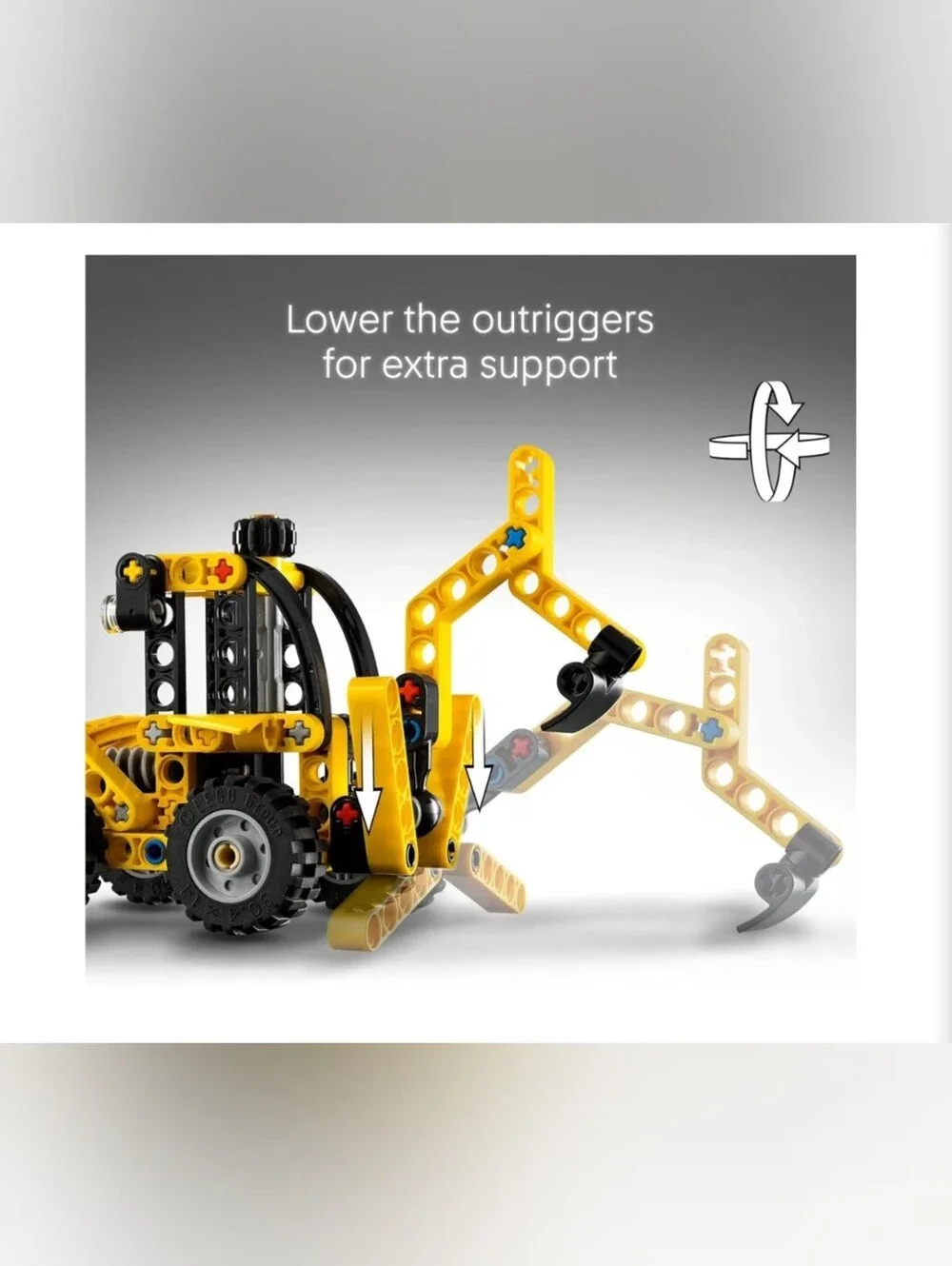LEGO Technic Backhoe Loader. NWT Ages 7+ 104 Pieces